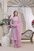 FULLY EMBROIDERED 3PC LAWN DRESS WITH EMBROIDERED CHIFFON DUPATTA-EZ790