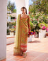 FULLY EMBROIDERED 3PC LAWN DRESS WITH EMBROIDERED CHIFFON DUPATTA-EZ783