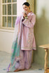 FULLY EMBROIDERED 3PC LAWN DRESS WITH DIGITAL PRINTED CHIFFON DUPATTA-EZ752