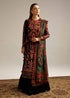 FULLY EMBROIDERED 3PC DHANAK DRESS WITH DIGITAL PRINTED DHANAK SHAWL-EZ745