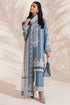 EMBROIDERED 3PC LAWN DRESS WITH EMBROIDERED CHIFFON DUPATTA-EZ645