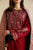 FULLY EMBROIDERED 3PC DHANAK DRESS WITH EMBROIDERED DHANAK SHAWL-EZ711