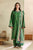 FULLY EMBROIDERED 3PC DHANAK DRESS WITH PRINTED DHANAK SHAWL-EZ709