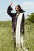 FULLY EMBROIDERED 3PC KHADDAR SHIRT WITH EMBROIDERED KHADDAR SHAWL-EZ797