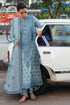 EMBROIDERED 3PC LAWN EMBROIDERED DRESS WITH CHIFFON EMBROIDERED DUPATTA-EZ407
