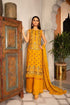 EMBROIDERED 3PC LAWN DRESS WITH CHIFFON EMBROIDERED DUPATTA-EZ108
