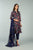 EMBROIDERED 3PC LINEN DRESS WITH CHIFFON DUPATTA-EZ267, , 