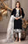 EMBROIDERED 3PC LINEN DRESS WITH ORGANZA EMBROIDERED DUPATTA-EZ208, , 