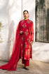 FULLY EMBROIDERED 3PC LAWN DRESS WITH CHIFFON DUPATTA-EZ428